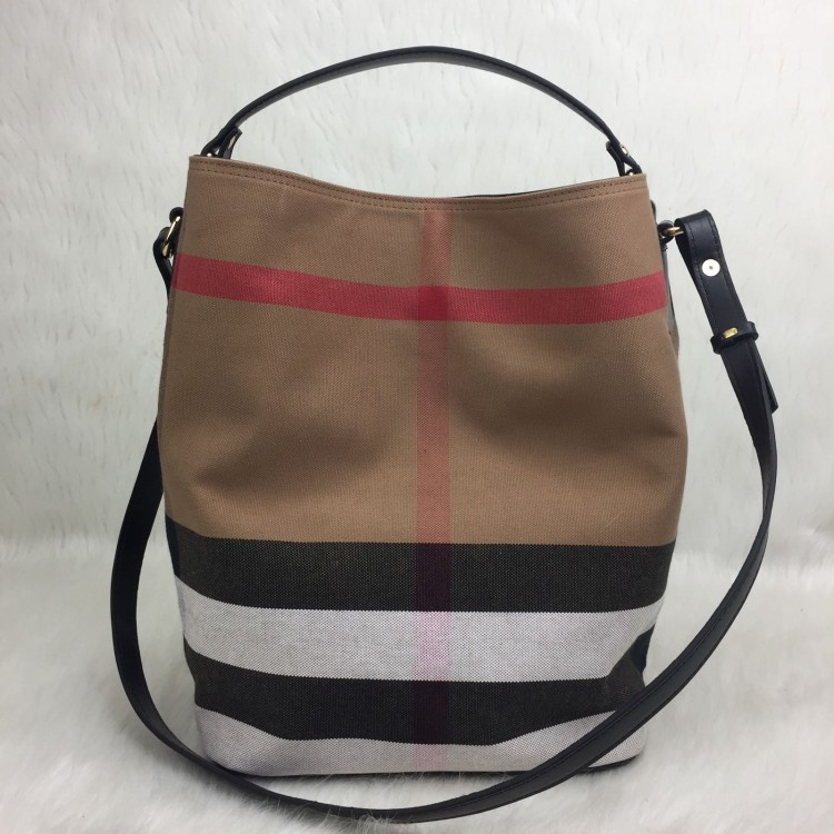 BURBERRY HOBO CANVAS SİYAH